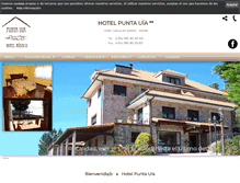 Tablet Screenshot of hotelpuntauia.com